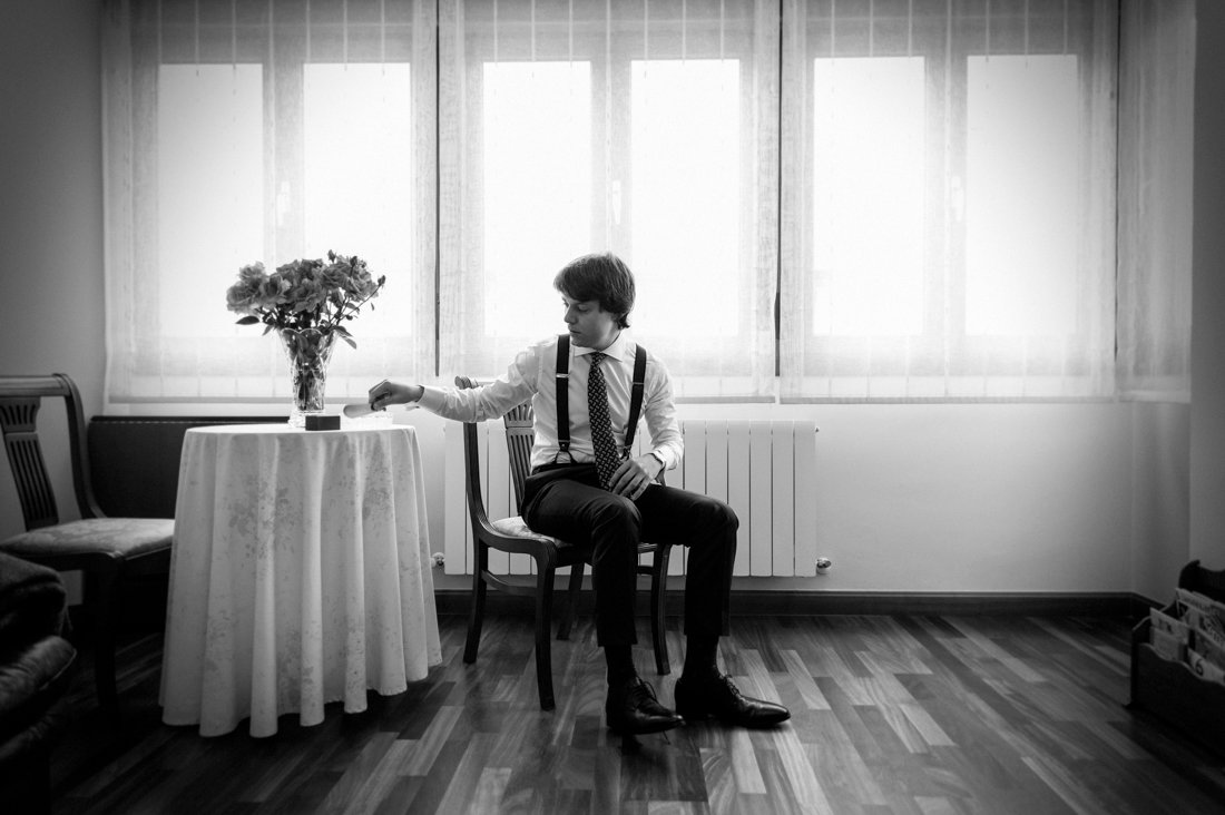 Fotografía de boda en Villarcayo: Iglesia de San Roque y Restaurante Plati.