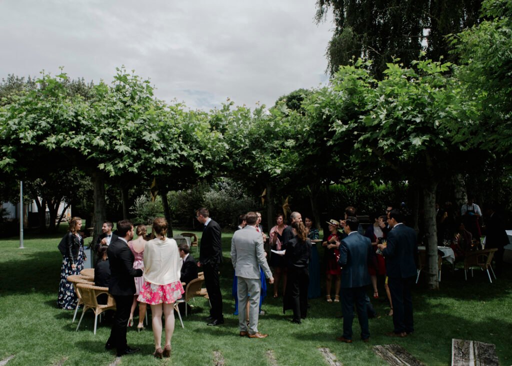 Fotografía de boda en Villarcayo: Iglesia de San Roque y Restaurante Plati.