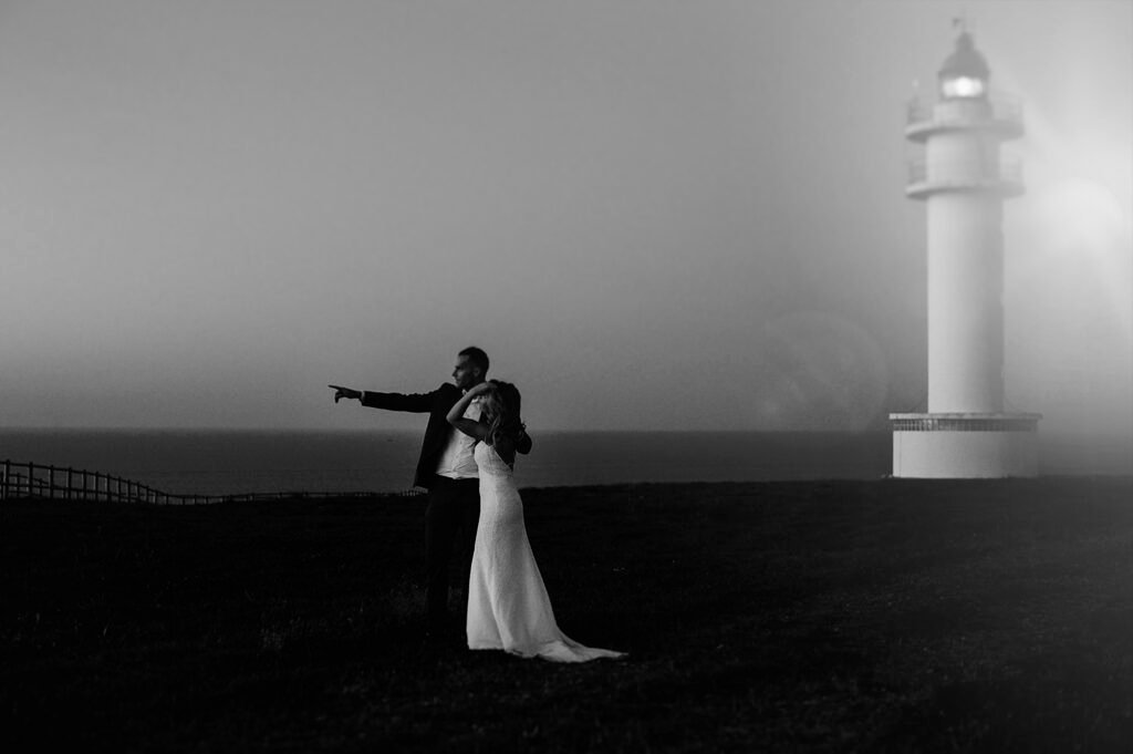 Portafolio 25 Reportaje de bodas en el faro de Ajo en Cantabria
