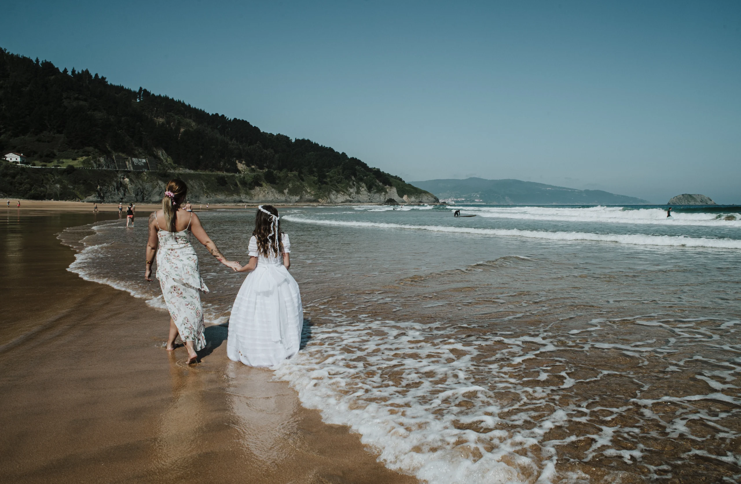 reportajes de comunión en la playa
